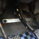 Yes I checked to make sure it wasn’t interfering with the pedals . The pedal hit its bump stop before it hit the bracket, with about 3/8s clearance plent enough for the carpet.